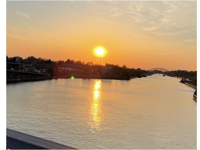Zon op kanaal