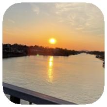 Zon op kanaal